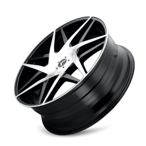 Kraze KR192 Phase 22x8.5 / 5x115/120 BP / 38mm Offset / 74.1mm Hub Gloss Black Machined Wheel