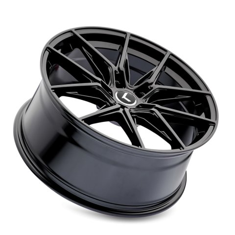 Kraze KR196 Evolve 18x8.5 / 5x112 BP / 40mm Offset / 66.56mm Hub Gloss Black Wheel