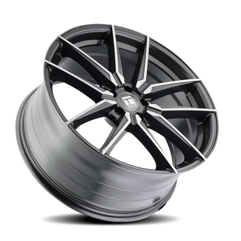 Touren 3294 TR94 18x8 / 5x112 BP / 35mm Offset / 66.6mm Hub Gloss Graphite Brushed w/ Dark Wheel