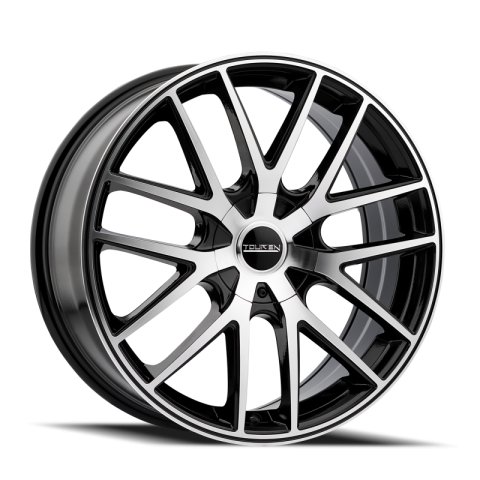Touren 3260 TR60 16x7 / 5x100/114.3 BP / 42mm Offset / 72.62mm Hub Gloss Black Machined Wheel