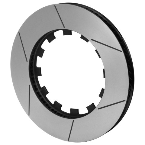 Wilwood GT 72 12x8.80 Curved Vane Spec-37 Left Rotor - Black