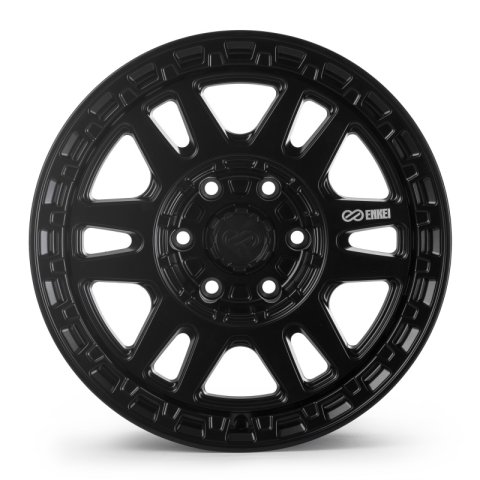 Enkei Trail-Tracker 18x9 / 6x139.7 BP / ET-12 / 106.1mm Bore - Matte Black Wheel