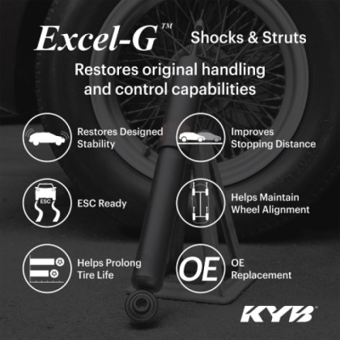 KYB 22-24 Hyundai Tucson AWD 2.5L / 23-24 Tucson Hybrid 1.6L / KIA Sportage AWD Excel-G Shock - Rear