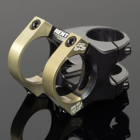 Renthal V2 Apex Stem 35 x 50 mm. - Black/AluGold