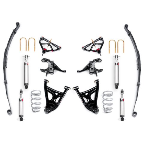 QA1 82-03 Chevy S10 2WD Drag Kit (2-4in/3in Drop) - Level 2