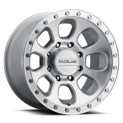 Raceline 961MC Bolt 17x9in / 8x180 BP / -12mm Offset / 130.81mm Bore - Machined Cc