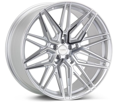 Vossen HF-7 22x9.5 - 5x108 - ET32 - Deep Face - 63.4 - Silver Polished Wheel