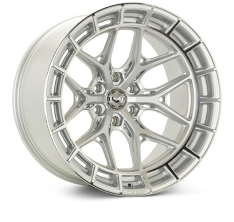 Vossen HFX-1 19x9.5 - 5x112 - ET44 - Deep Face - 66.5 - Silver Polished Wheel