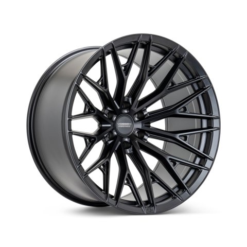 Vossen HFX-6 18x9 - 6x139.7 - ET0 - Super Deep Face - 106.1 - Satin Black Wheel