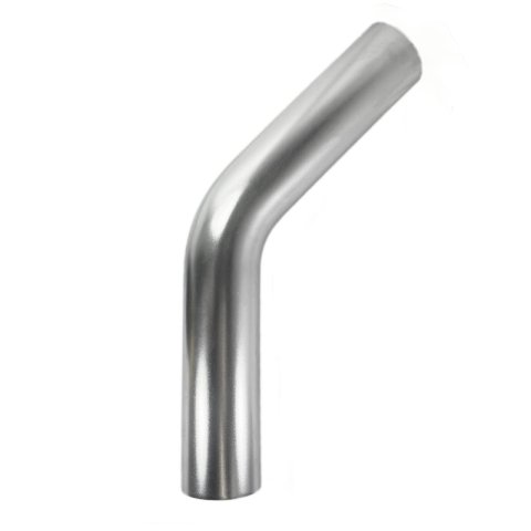 Ticon Industries 2.5in Aluminum 6061 45 Deg Mandrel Bend - 1.5D Radius