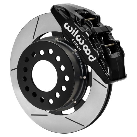 Wilwood Ford Mustang II Dynapro Front Brake Kit w/ 12.19in Slotted Rotor - Black