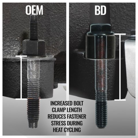 BD Diesel 09-26 RAM/Dodge/Jeep 5.7L Hemi Manifold Bolt & Spacer Kit