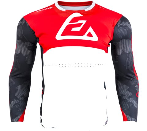 Answer LE Elite Camo Jersey Red/White/Black - Medium