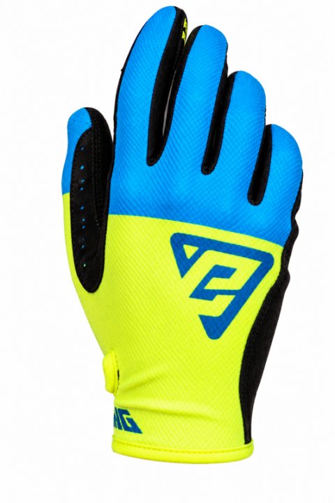 Answer Ascent Gloves Cyan/Hyper Acid/Black Youth - XS