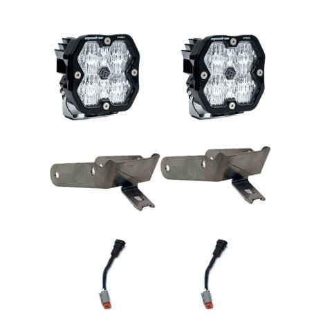 Baja Designs 99-10 Ford Super Duty Squadron 2.0 Pro Fog Pocket Kit