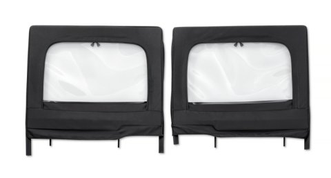Bestop 20-26 Jeep Gladiator / 18-26 Wrangler JL 4-Door Element Upper Doors (Rear Black Diamond)