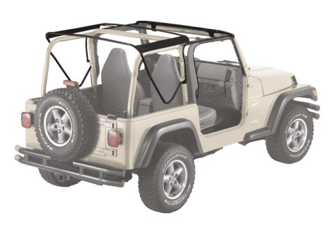 Bestop 97-06 Jeep Wrangler TJ Exc Unlimited Bow & Fdodge Rame Hardware Kit (Factory Style Repment)