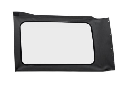 Bestop 18-26 Jeep Wrangler JL Oe JL Replacement Windows (Quarter Left Hand 4-Door Black Vinyl Clear)
