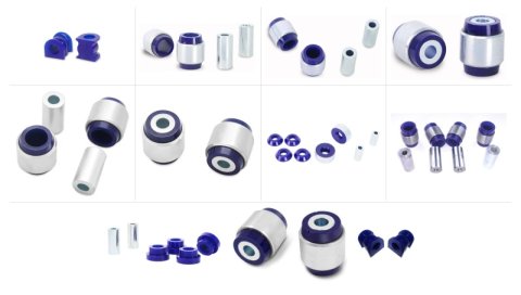 SuperPro 2004-2008 Acura TSX Base Front and Rear Vehicle Bushing Kit