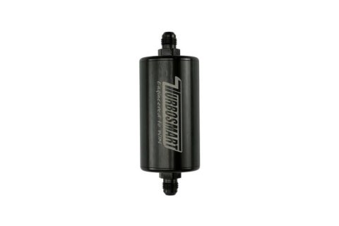Turbosmart 10um 6AN Inline Fuel Filter - Black