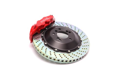 Dinan 12-20 BMW 3/4-Series (F30/F32/F33/F34/F36) RWD M-Sport/Red Caliper/Drilled Brake Set - Rear