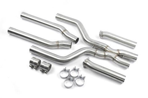 Dinan 24-26 BMW X5 M LCI/X6 M LCI (F95/F96) High Flow X-Pipe Exhaust - 3.25in - Stainless Steel