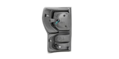 Raxiom 07-13 Toyota Tundra Axial Series Dual C-Shape LED Tail Lights- Black Housing- Smoked Lens