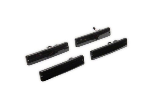 Raxiom 76-86 Jeep CJ7 Axial Series LED Side Marker Lamps- Smoked- Front and Rear