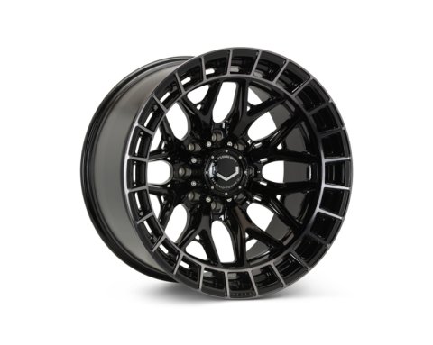 Vossen HFX-1 20x9 - 8x165.1 - ET18 - Deep Face - 125.1 - Tinted Gloss Black Wheel