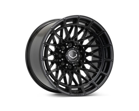 Vossen HFX-3 20x10 - 8x170 - ET18 - Super Deep Face - 125.1 - Satin Black Wheel