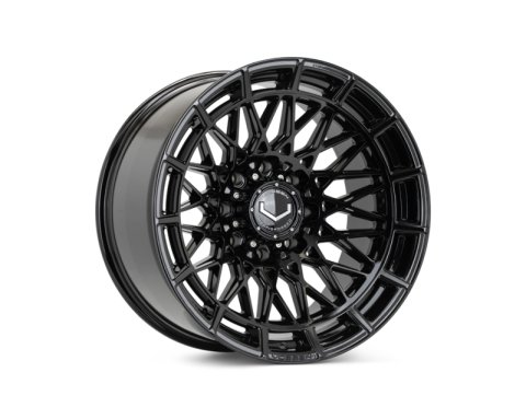 Vossen HFX-3 20x10 - 8x180 - ET18 - Super Deep Face - 124.3 - Gloss Black Wheel
