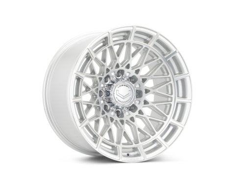 Vossen HFX-3 22x10 - 8x170 - ET18 - Super Deep Face - 125.1 - Silver Polished Wheel