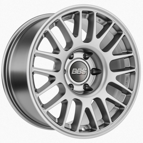 BBS TS-M 18x9in - 6x139.7 - 106.1 CB - ET0 - Satin Silver Wheel
