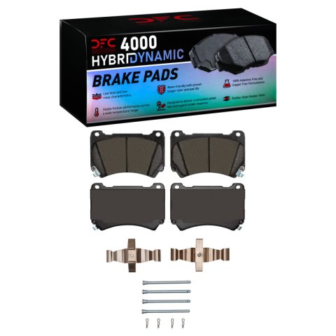 DFC 11-14 Hyundai Equus Front Rotors w/4000 HybriDynamic Brake Pads w/Hardware (1x dfc4000-1396-01, 2x dfc600-03036)