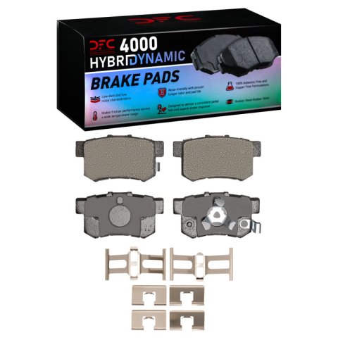 DFC 05-18 Acura RDX Rear Rotors w/4000 HybriDynamic Brake Pads w/Hardware (1x dfc4000-1086-01, 2x dfc600-59048)