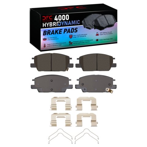 DFC 16-20 Buick LaCrosse Front Geospec Rotors w/4000 HybriDynamic Brake Pads w/Hardware (1x dfc4000-1913-01, 2x dfc604-45045)