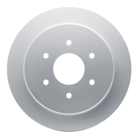 R1 17-24 Nissan Titan Rear Carbon Coated Brake Rotor Set w/Optimum OE Pads and Hardware (2x dfc604-67110, 1x rnc2551-2032-01)