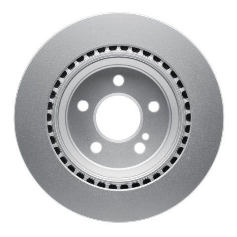 R1 06-09 Mercedes-Benz E550 Front & Rear Carbon Coated Brake Rotor Set w/Ceramic Pads and Hardware (Bundled Kit)