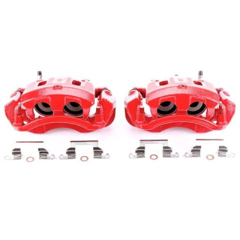 Power Stop 00-04 Ford F-350 Super Duty Rear Z23 Coated Kit w/Calipers (1x psbS4752, 1x psbZ23-757, 2x psbAR8570EVC)