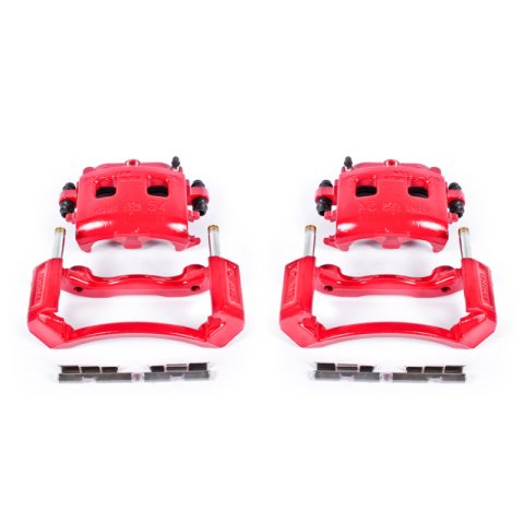Power Stop 03-05 Dodge Ram 1500 Front and Rear Z23 Coated Kit w/Calipers (Bundled Kit)