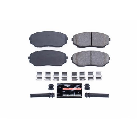 Power Stop 07-15 Lincoln MKX Front Z23 Coated Kit w/Calipers (1x psbZ23-1258, 1x psbS5026A, 2x psbAR8190EVC)