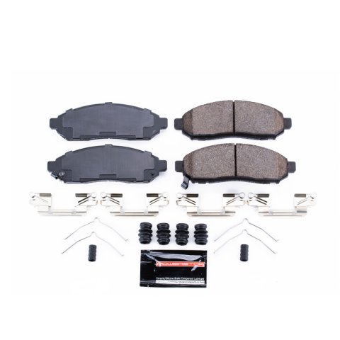 Power Stop 16-24 Nissan Frontier Front Z23 Coated Kit w/Calipers (1x psbZ23-1548, 2x psbJBR1124EVC, 1x psbS3122A)