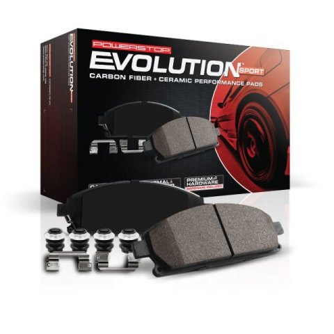 Power Stop 06-07 Chevrolet Monte Carlo Front Z23 Coated Kit w/Calipers (1x psbZ23-1159, 2x psbAR82110EVC, 2x psbL4989)