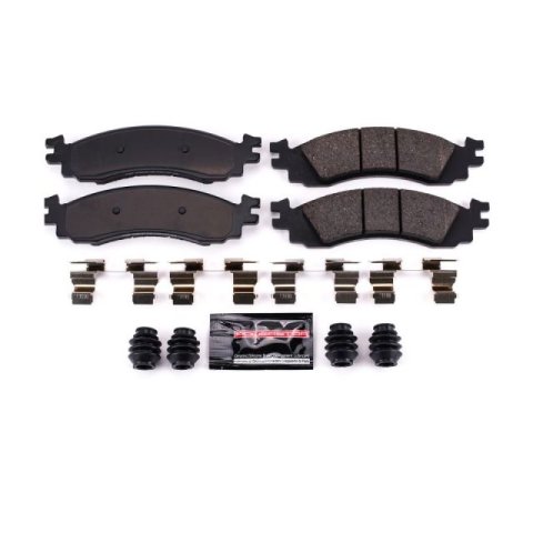 Power Stop 06-10 Mercury Mountaineer Front Z23 Coated Kit w/Calipers (1x psbZ23-1158, 2x psbL4995, 2x psbAR82112EVC)