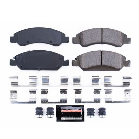 Power Stop 08-14 GMC Yukon XL 1500 Front Z23 Coated Kit w/Calipers (1x psbZ23-1363, 2x psbL4919A, 2x psbAR8654EVC)