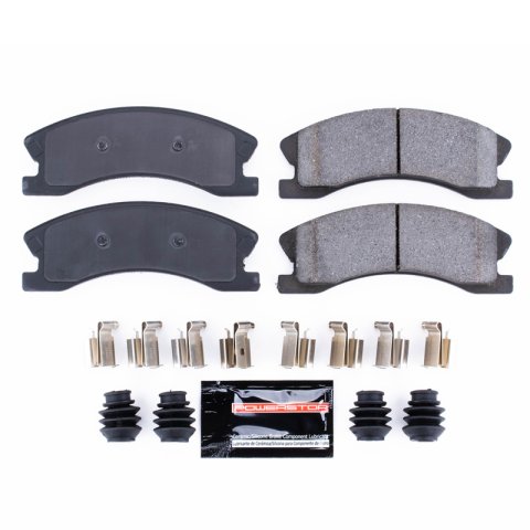 Power Stop 99-04 Jeep Grand Cherokee Front Z23 Coated Kit w/Calipers (1x psbZ23-945, 2x psbL4827, 2x psbAR8742EVC)