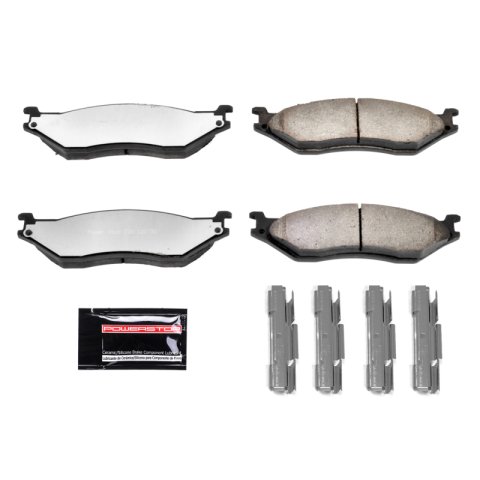 Power Stop 99-04 Ford F-550 Super Duty Front Z36 Coated Kit w/Calipers (1x psbZ36-777, 2x psbL8047, 2x psbAR8581EVC)