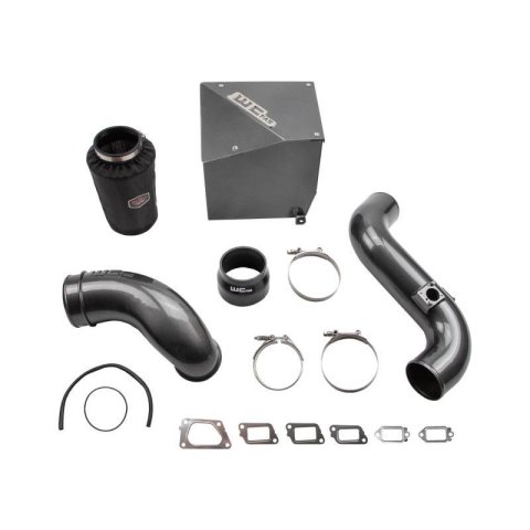 Wehrli 11-16 Duramax LML High Flow Bundle Kit Stage 2 - Gloss Black (1x wcfWCF100304-GB, 1x wcfWCF100278-GB)