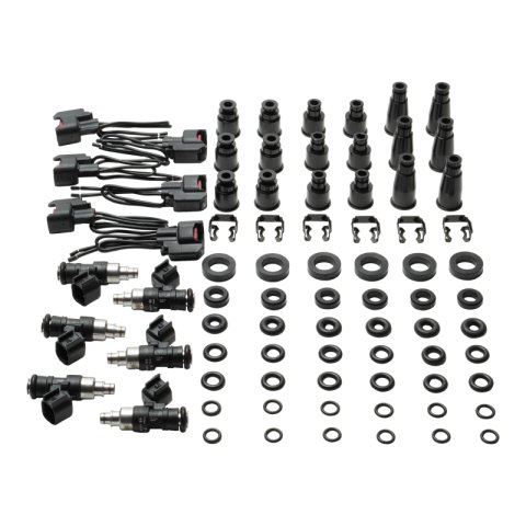 DeatschWerks Universal 6 Cylinder Import Injector Kit - Set of Six 1000cc Injectors