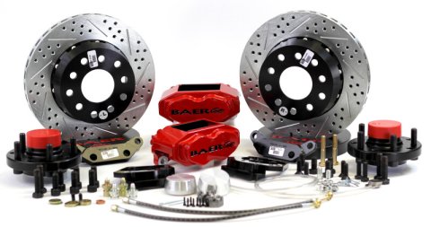 Baer Brakes 58-68 Chevrolet Biscayne STD Studs 11in SS4+ Front SDZ Brake Kit - Silver